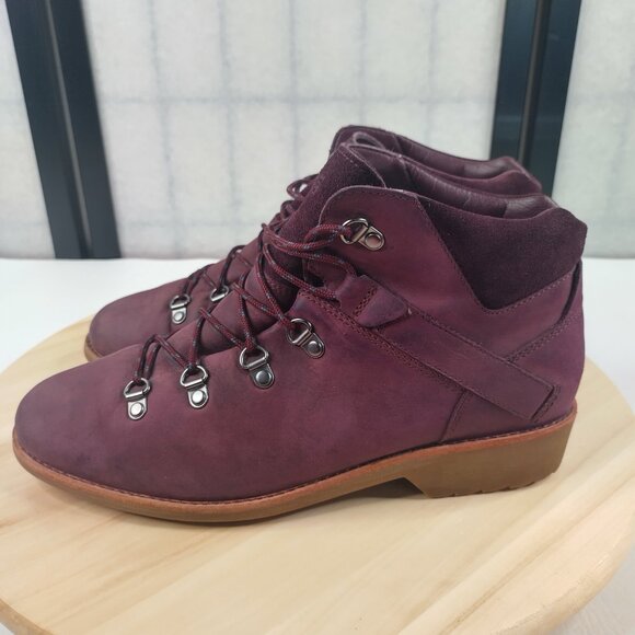 Teva De La Vina Dos Alpine Low Boot Burgundy Waterproof Women US 9.5 - Picture 7 of 16
